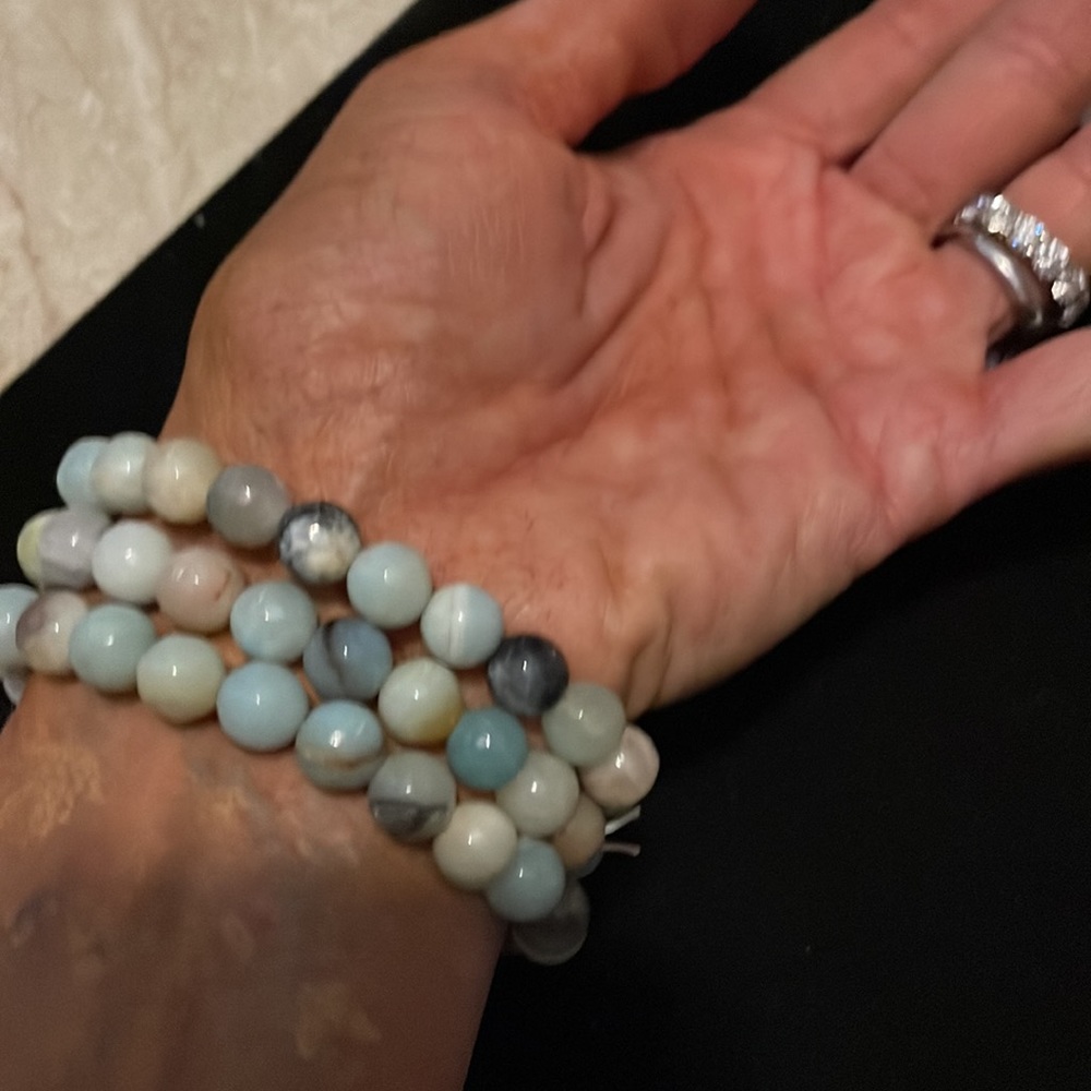 Jade Stretch Stacker Bracelets - image 3